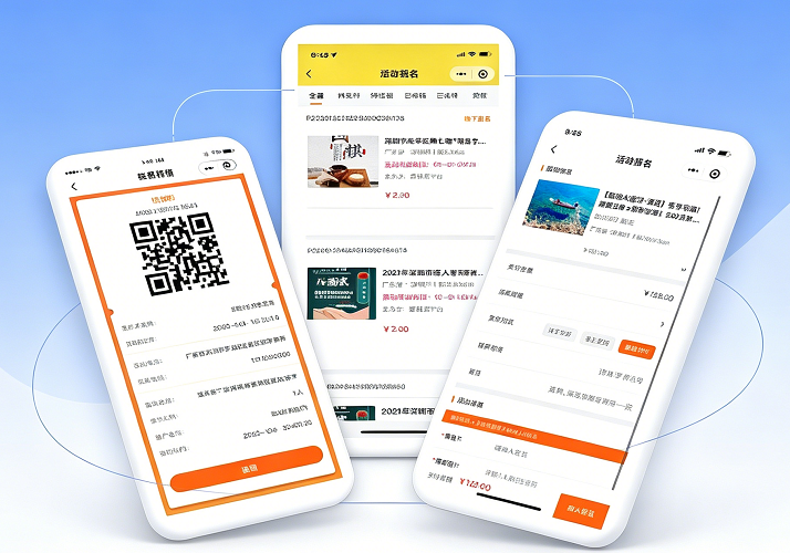 活动报名小程序：浏览活动、填写表单与在线支付