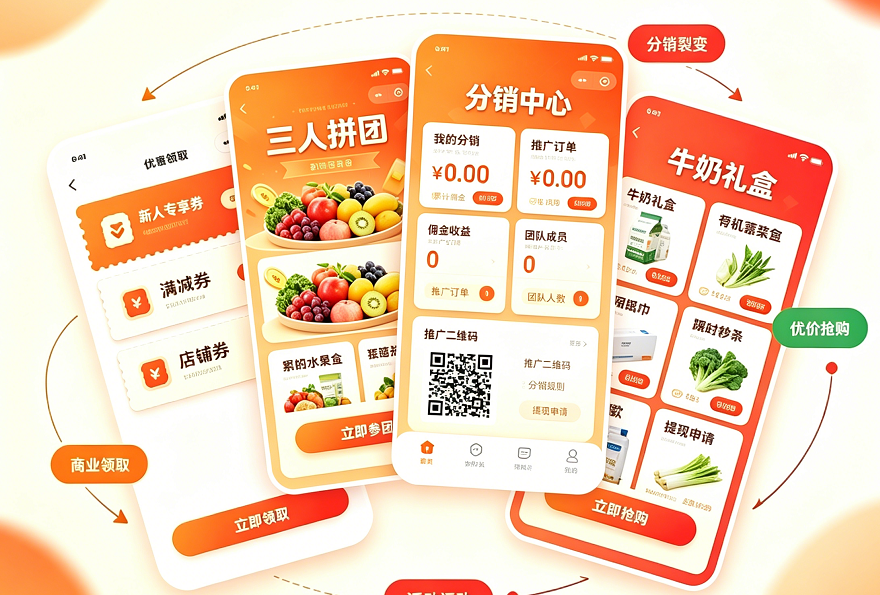 营销会员储值：集点卡、充值与领券中心