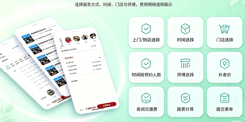 小程序选服务约时间