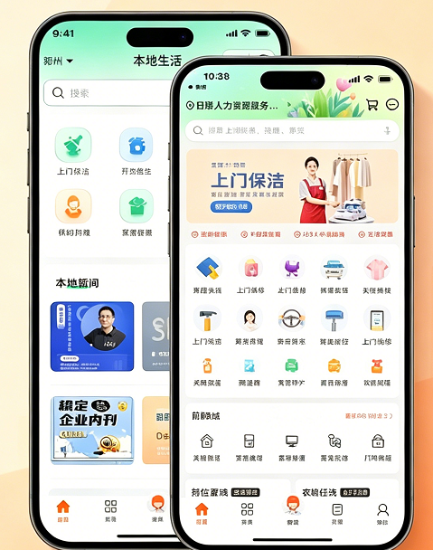 家政上门平台：同城家政、派单抢单与师傅入驻