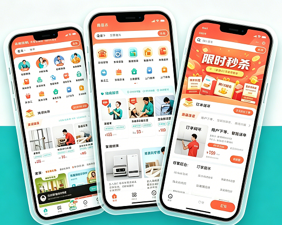 综合同城生活平台：信息、招聘、房产与商家多频道